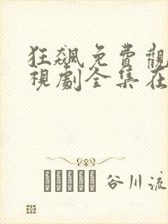 狂飙免费观看电视剧全集在线播放