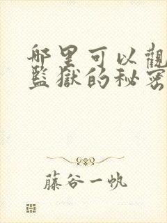 哪里可以观看《监狱的秘密》?
