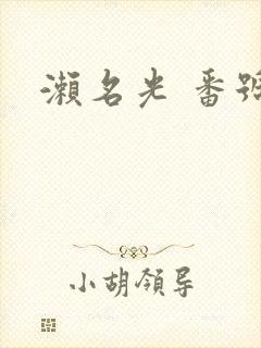 濑名光 番号封面