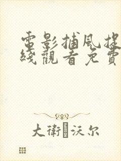 电影捕风捉影在线观看免费完整版封面