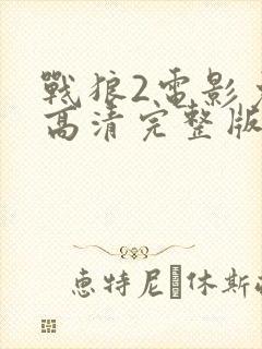 战狼2电影免费高清完整版在线观看