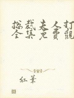 总裁夫人打工记全集免费观看完整版封面
