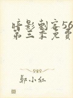 暗影刺客567第三季免费观看