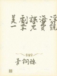 美剧谍海浮沉第一季免费观看