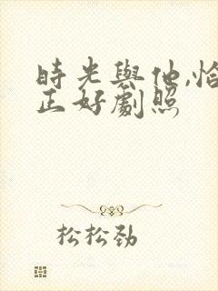 时光与他,恰是正好剧照