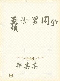 亚洲男同gv视频