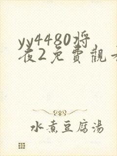 yy4480将夜2免费观看全集