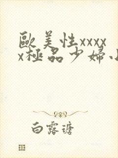 欧美性xxxxx极品少妇小说