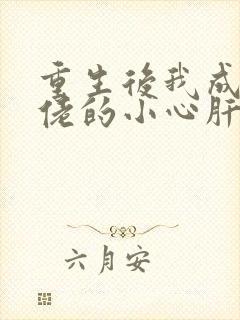 重生后我成了大佬的小心肝
