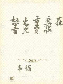 怒火重案在线观看免费版