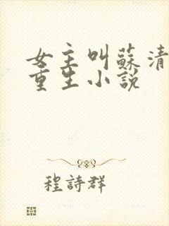 女主叫苏清浅的重生小说封面