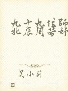 九十九位师傅叶北辰周若妤封面