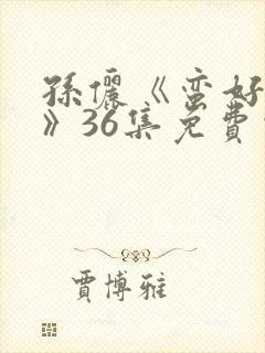 孙俪《蛮好人生》36集免费观看