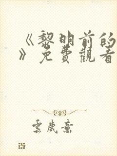 《黎明前的暗战》免费观看
