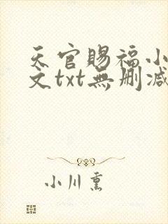 天官赐福小说全文txt无删减下载
