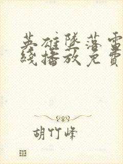 英雄坠落电影在线播放免费观看高清