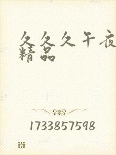 久久久午夜国产精品