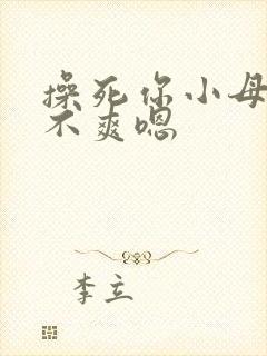 操死你小母狗爽不爽嗯