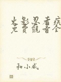 火影忍者疾风传免费观看全集中文版