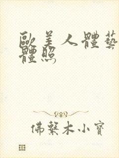 欧美人体艺术裸体照