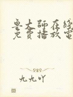 鲁大师在线观看免费播放电视剧软件