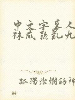 中文字幕人妻丝袜成熟乱九区