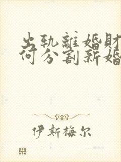 出轨离婚财产如何分割新婚姻法2022