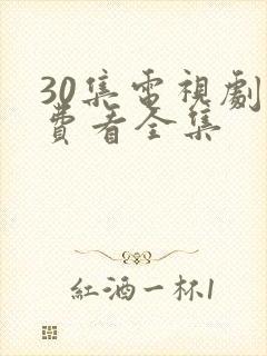 30集电视剧免费看全集