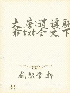 大唐:逍遥驸马爷txt全文下载