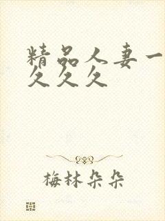 精品人妻一区久久久久