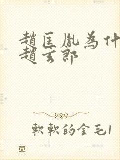赵匡胤为什么叫赵玄郎