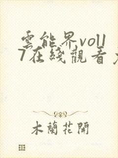 云能界vol17在线观看免费观看封面