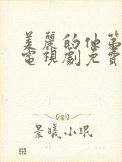 美丽的他第一季电视剧免费观看全集高清