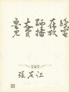 鲁大师在线高清免费播放电视剧下载