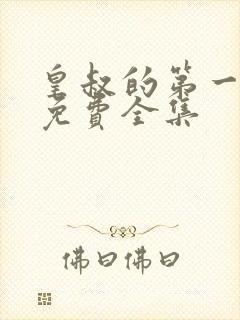 皇叔的第一宠妃免费全集封面
