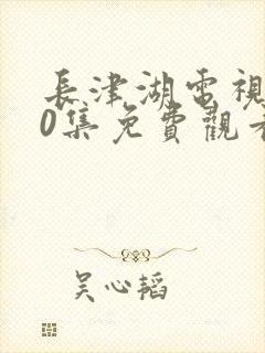 长津湖电视剧40集免费观看封面