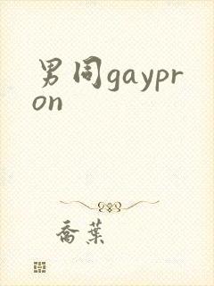 男同gaypron封面
