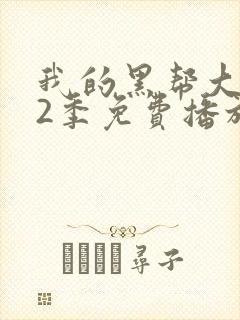 我的黑帮大佬第2季免费播放电视剧