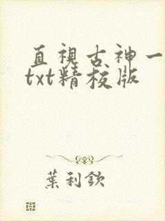 直视古神一整年txt精校版