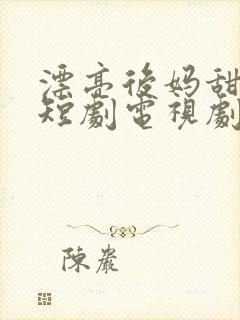 漂亮后妈甜全家短剧电视剧在线观看翻封面