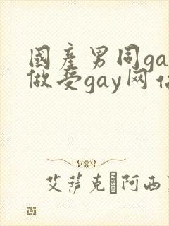 国产男同gay做受gay网站封面