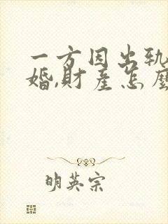 一方因出轨,离婚,财产怎么分割封面