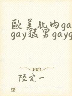 欧美肌肉gaygay猛男gaygay