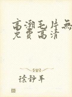 高潮毛片无遮挡免费高清