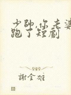 少帅,你老婆又跑了短剧