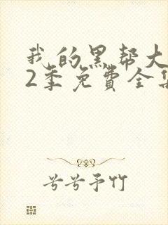 我的黑帮大佬第2季免费全集