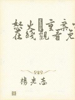 怒火·重案电影在线观看免费封面