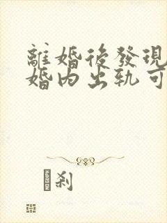 离婚后发现对方婚内出轨可以起诉封面