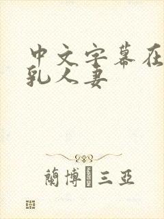 中文字幕在线巨乳人妻