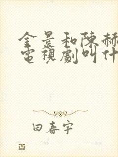 金晨和陈赫演的电视剧叫什么
